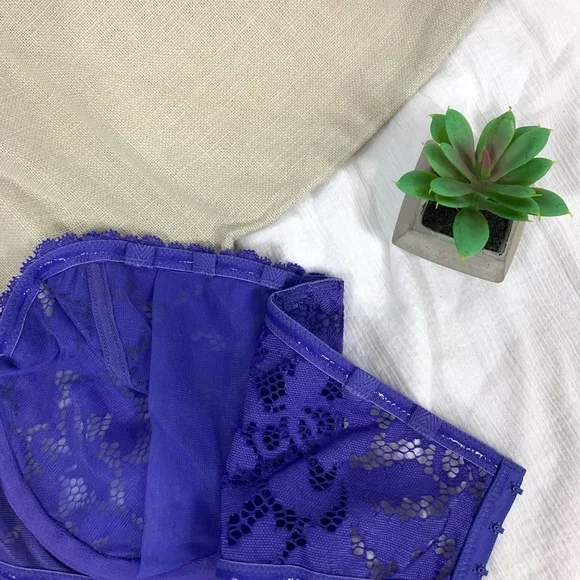 FREE PEOPLE Stretch Lace UW Love Letters Bra - Picture 6 of 12